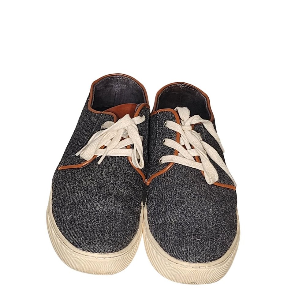 Tommy Hilfiger Men's‎ Size 10 McKenzie Sneakers Grey Fabric Lace Up